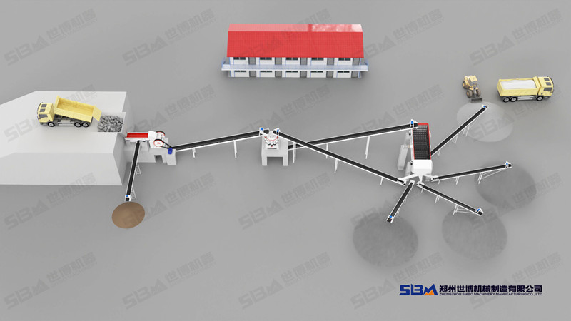 石子破碎設(shè)備配置流程圖2