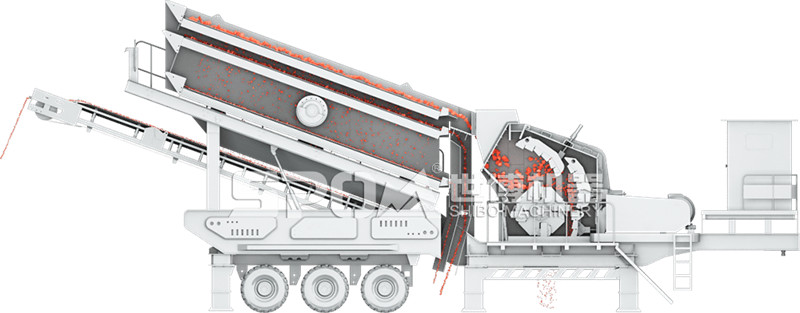 車載破碎機振動篩結構圖
